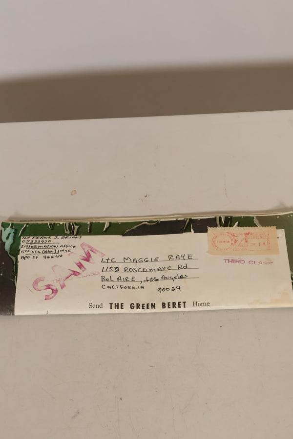 1969 Contract 4th Model Jungle Fatigue Jacket worn by Martha Ray, released by the bereaved family.