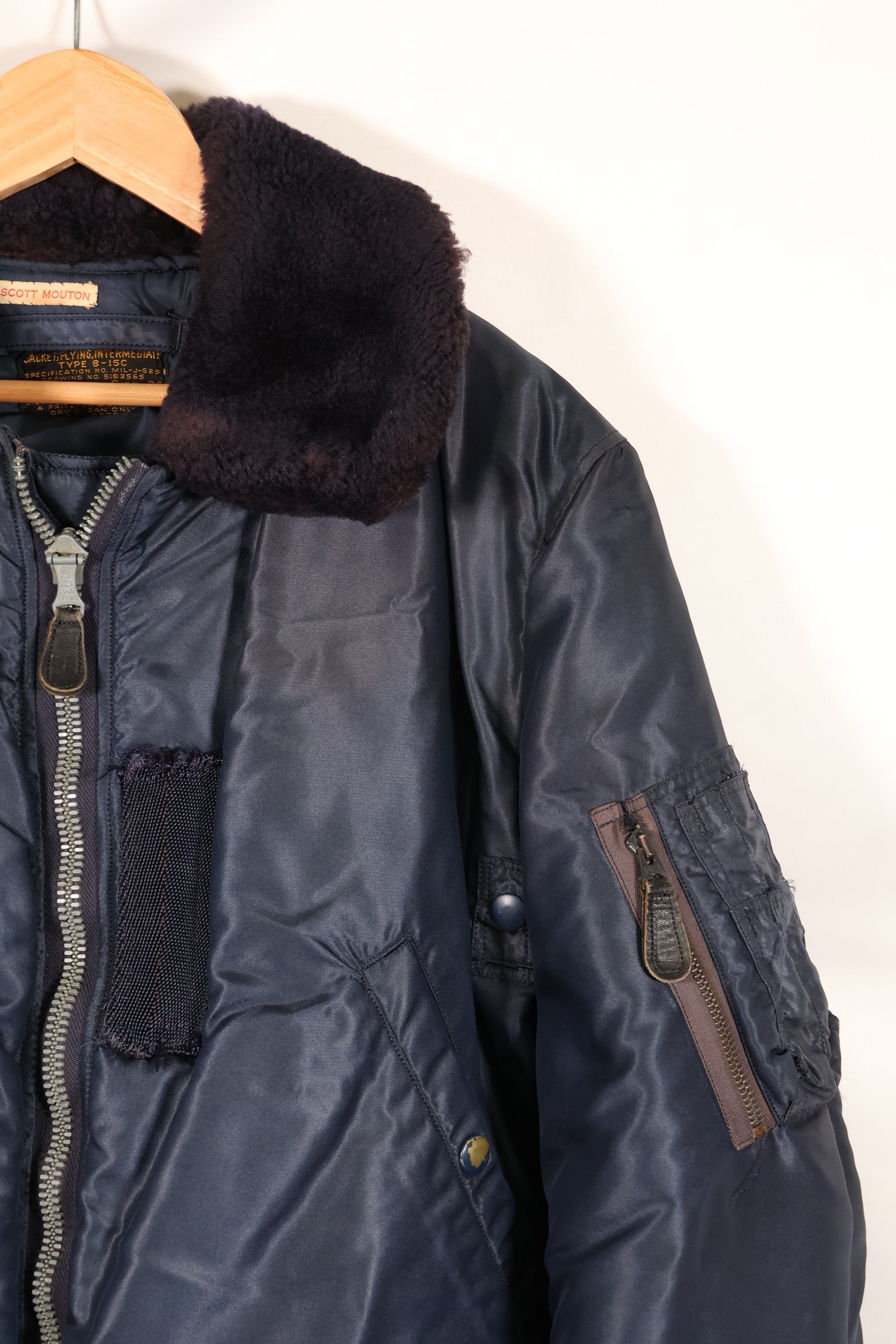 Early 1950s 38 USAF B-15C Flight Jacket Intermediate Zone Used