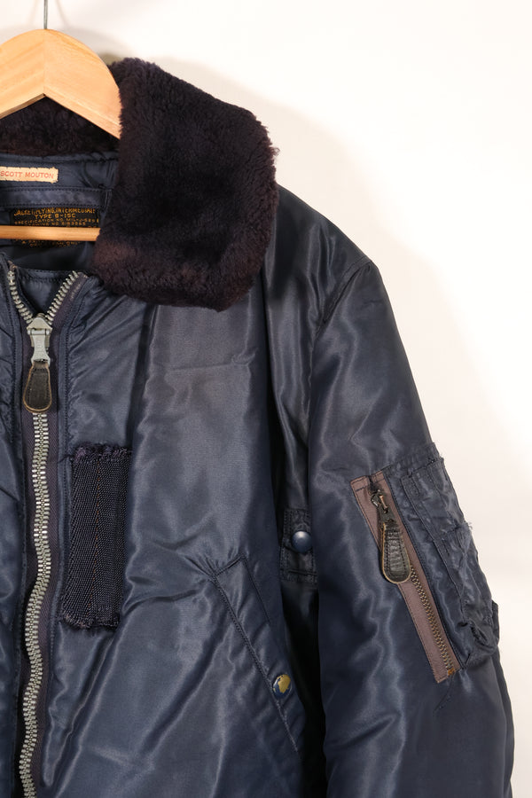 Early 1950s 38 USAF B-15C Flight Jacket Intermediate Zone Used