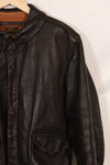 2000's size 44 Real McCoys A-2 flight jacket, repaired, used