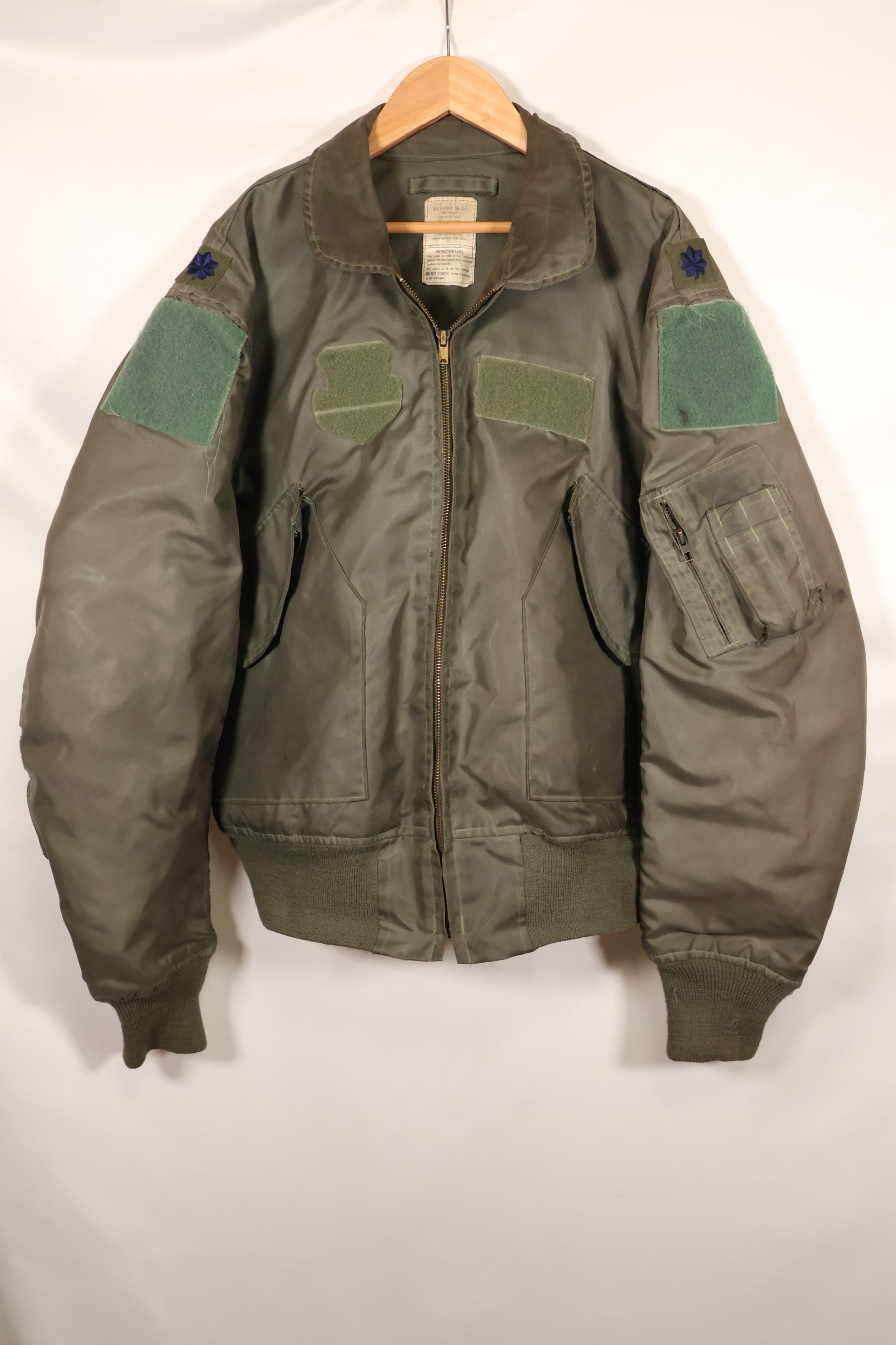 1988 Contract LARGE USAF CWU-36P Flight Jacket Light Zone Used