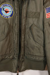 1980 Contract LARGE USS ENTERPRISE UWC-45P Flight Jacket Personalized Custom Used