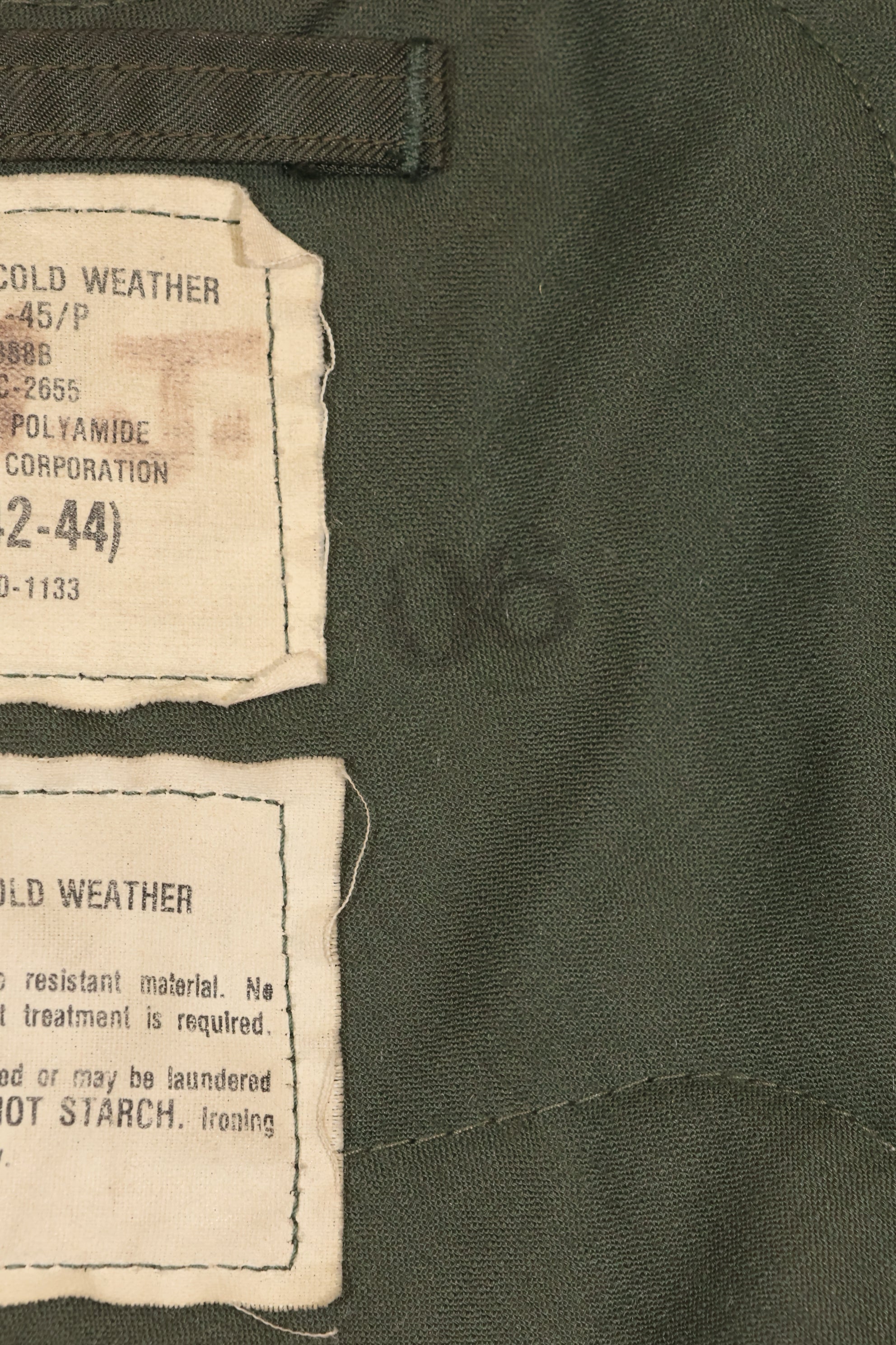 1980 Contract LARGE USS ENTERPRISE UWC-45P Flight Jacket Personalized Custom Used