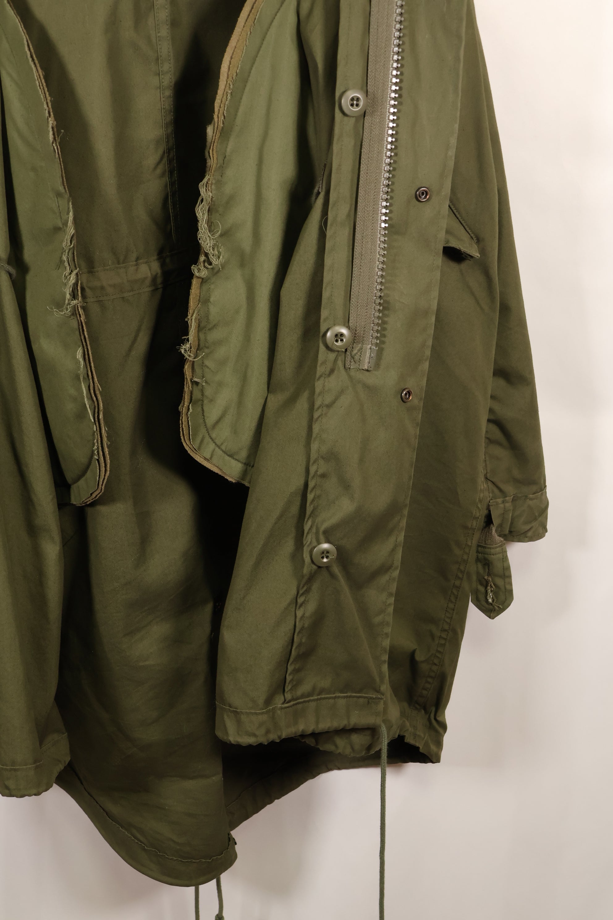 Multiple age lot M65 field parka fishtail parka, used in good condition.