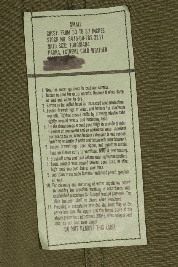 Multiple age lot M65 field parka fishtail parka, used in good condition.