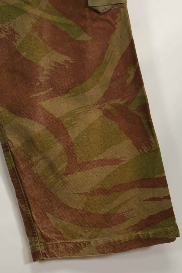 1950s French Army Lizard Camouflage TAP 47/52 Airborne Pants Rare Used