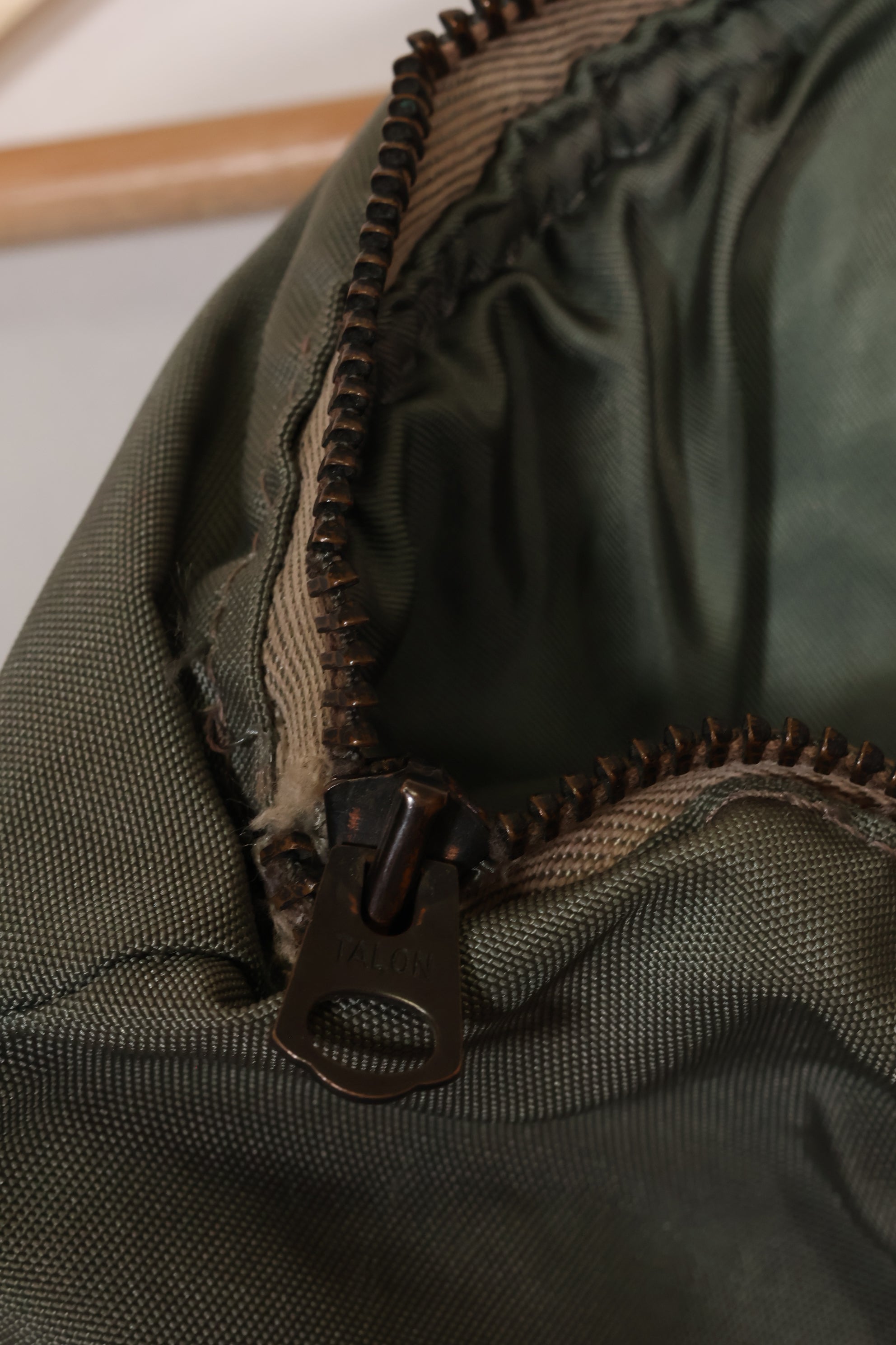 Estimated circa 1956 1st Model USAF USAF Helmet Bag Used