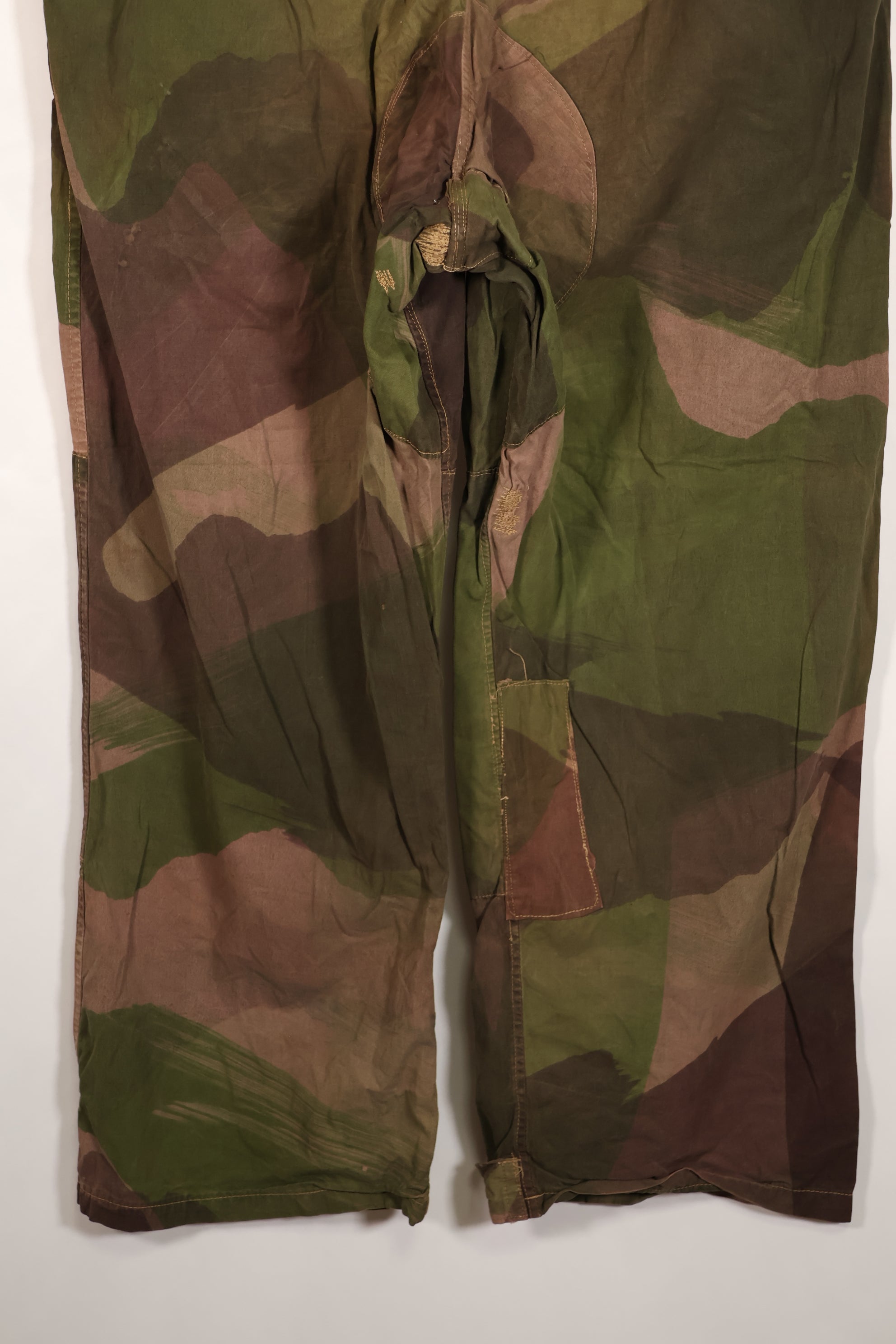 Real British Army SAS Trousers WINDPROOF Camouflage Pants Size No.4 Used