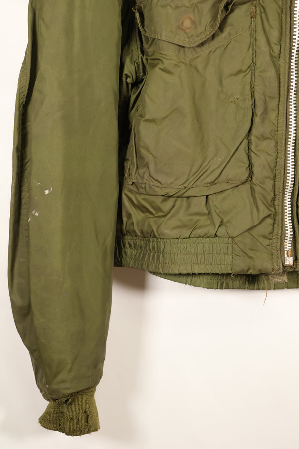 1972年契約　44R　アメリカ海軍　冬季用フライトジャケット　WEPジャケット　中古品