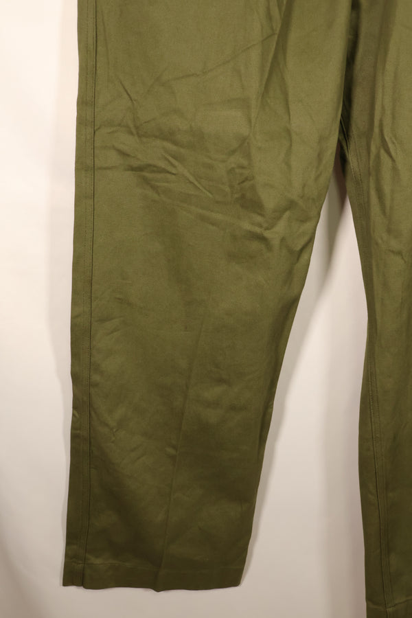 1967 Contract, Size 14, Australian Army, OD Utility Pants, Virtually Unused　