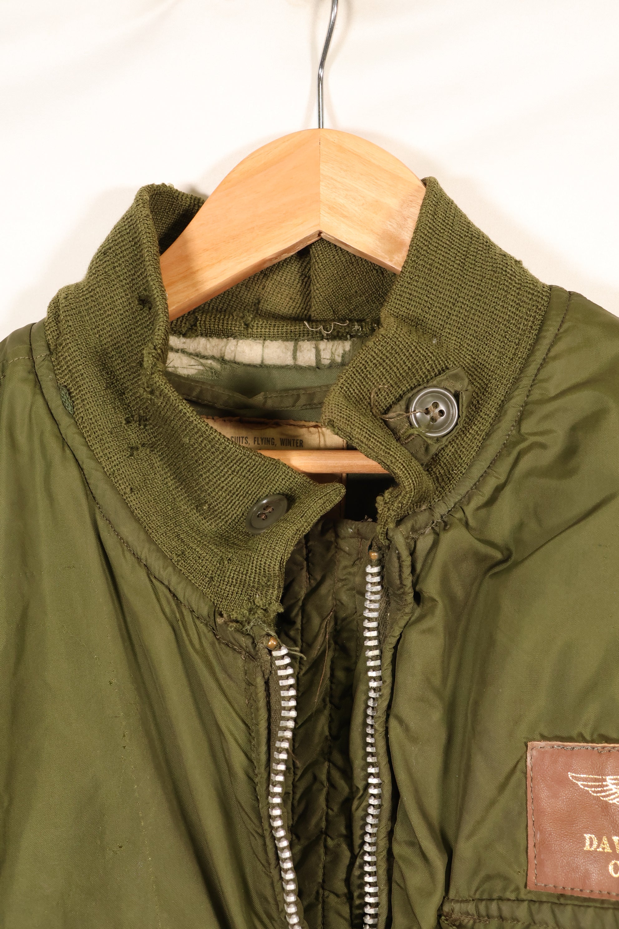 1972年契約　44R　アメリカ海軍　冬季用フライトジャケット　WEPジャケット　中古品