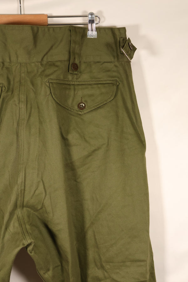 1967 Contract, Size 14, Australian Army, OD Utility Pants, Virtually Unused　