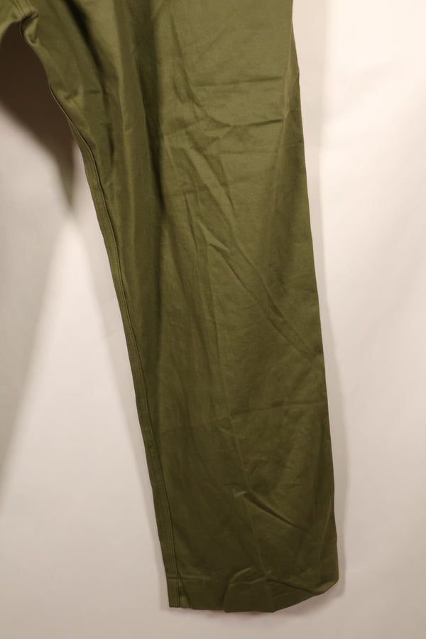 1967 Contract, Size 14, Australian Army, OD Utility Pants, Virtually Unused　