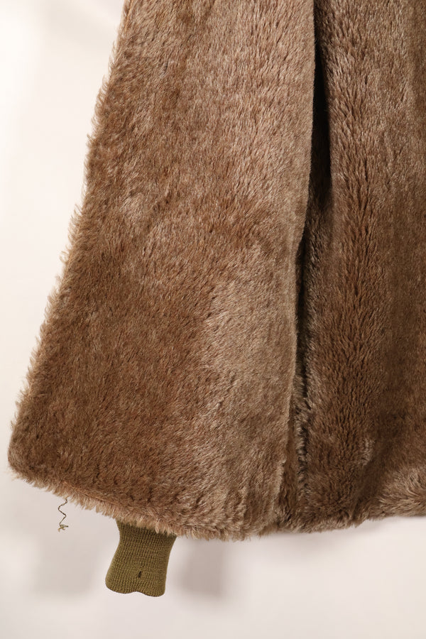 1940s WWII M-43 Field Jacket with thermal liner, used.