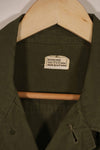 Real 1970 4th Model Jungle Fatigue Jacket M-S with patch marks, used.