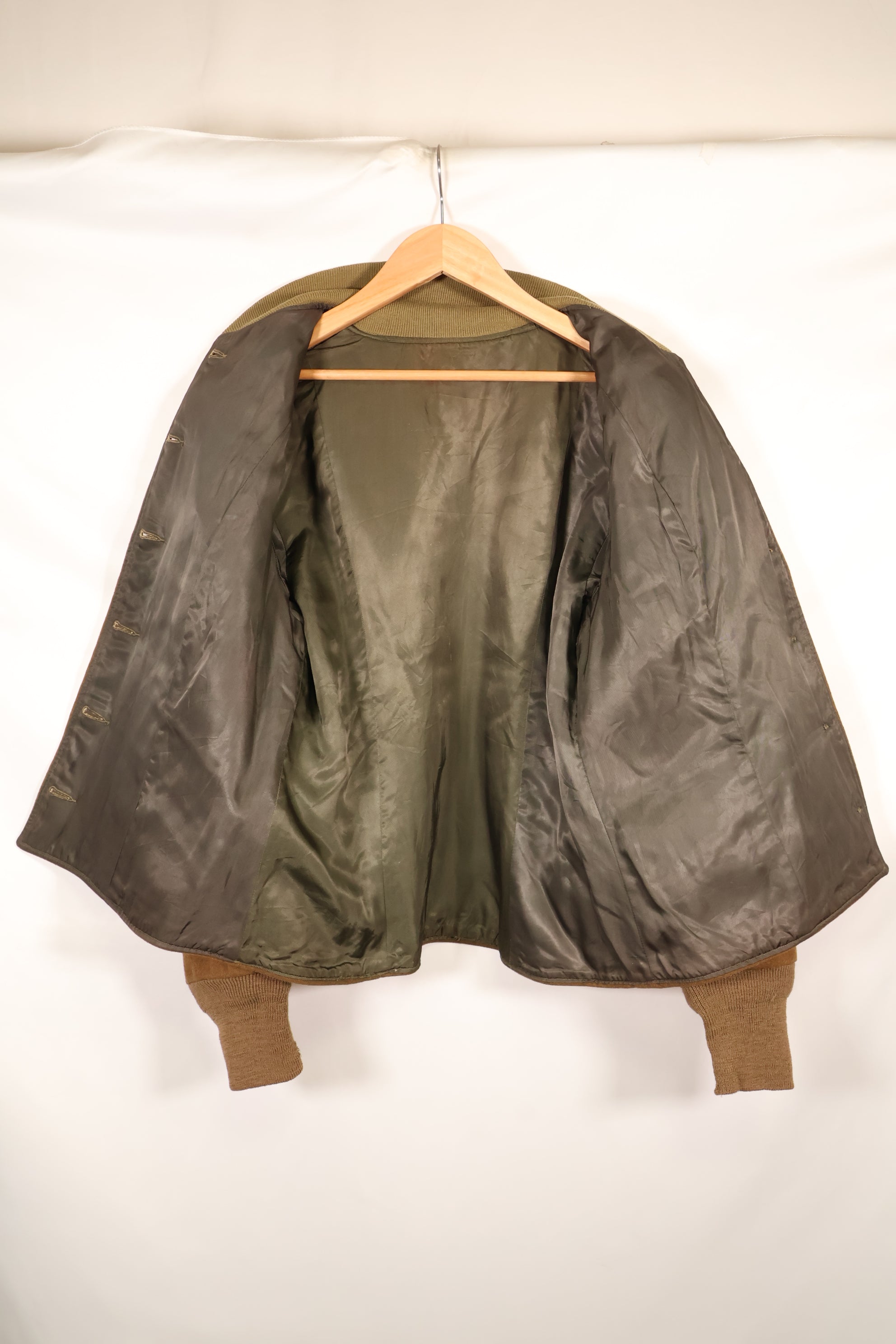 1940s WWII WAC U.S. Army Field Jacket Liner for Female Soldiers Used