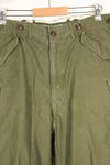 1951 contract M-R M51 cotton field pants, faded, used.