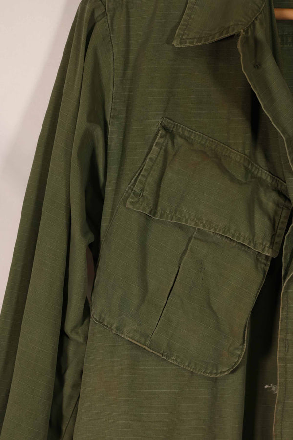 Real 1968 4th Model Jungle Fatigue Jacket, no size tag, used.