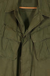 Real 1968 4th Model Jungle Fatigue Jacket, no size tag, used.