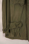 Real 1969 4th Model Jungle Fatigue Jacket, M-R, stained, used.