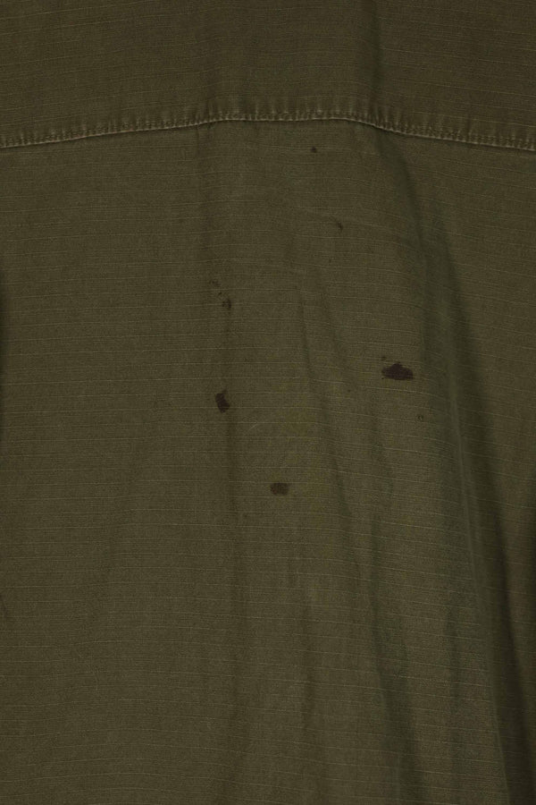 Real 1969 4th Model Jungle Fatigue Jacket with M-R 25th Infantry Division patch, used.