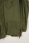 Real 1966-1967 3rd Model Jungle Fatigue Jacket L-R with damage.