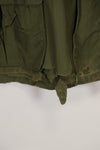 Real 1966-1967 3rd Model Jungle Fatigue Jacket L-R with damage.