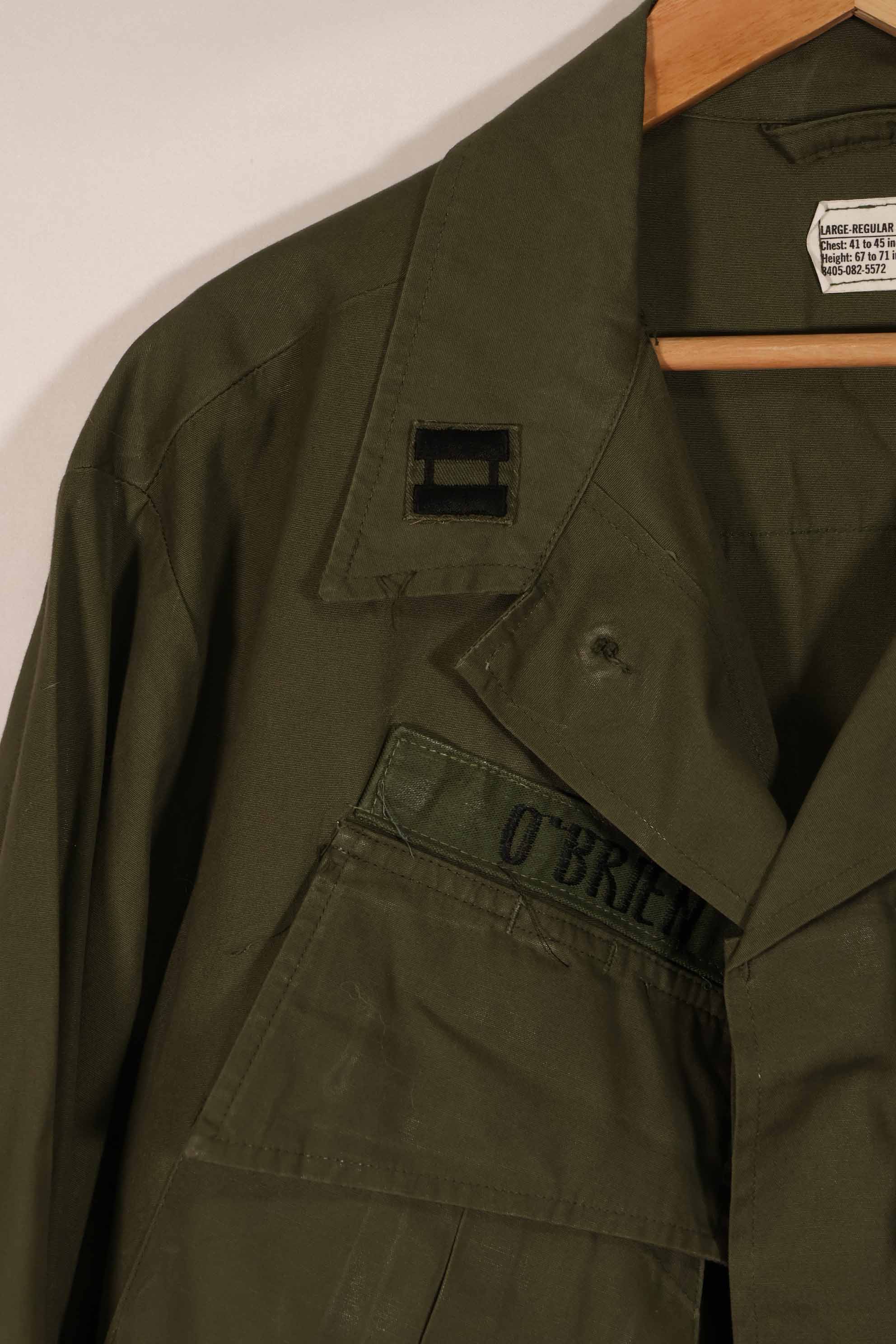 Real 1966-1967 3rd Model Jungle Fatigue Jacket L-R, almost unused.