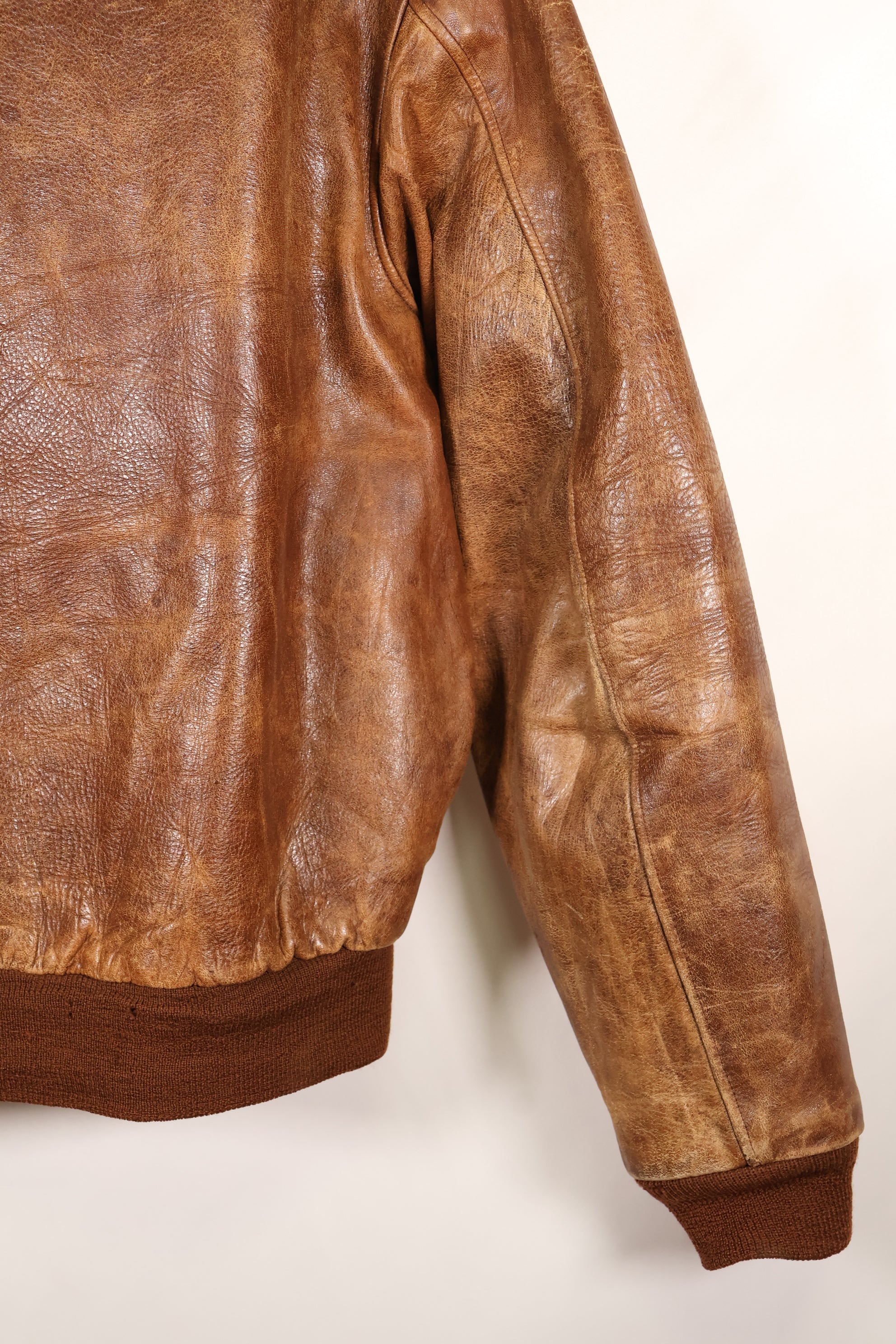 1940s size 42 USAAF A-2 flight jacket Rough Wear Clothing Co. used