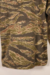 Late 1960s | Locally made | Estimated to be made in Vietnam or Thailand | Tiger-striped shirt | Used
