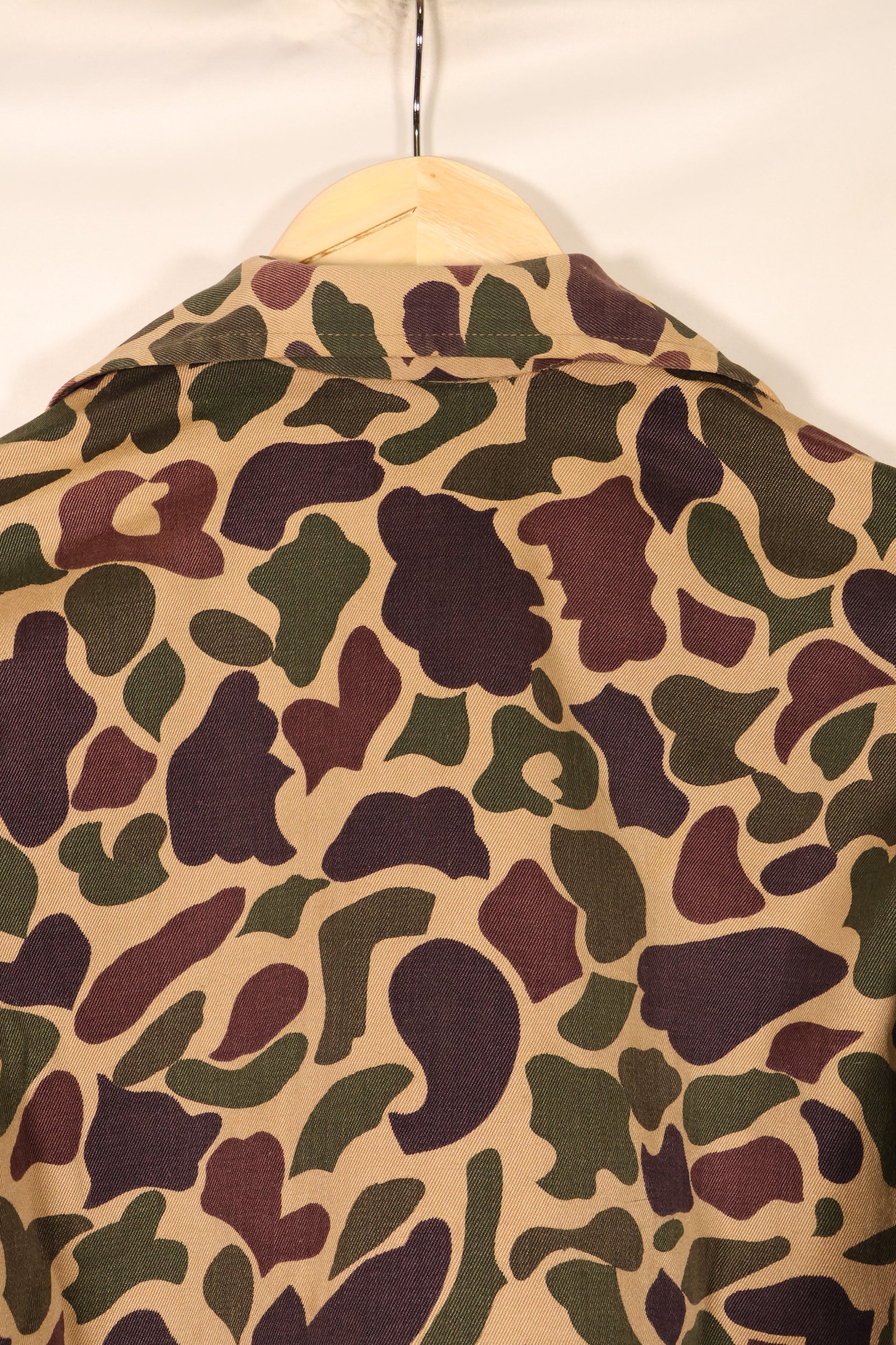 Early 1960s, Grade A-M, CIDG, Beogam Camouflage, Aisan Cut, Shirt, Locally Made, Frog Skin Camouflage, Used