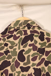 Early 1960s, A-M Equivalent, CIDG, Beogam Camouflage, Asian Cut, Shirt, Locally Made, Frog Skin Camouflage, Used
