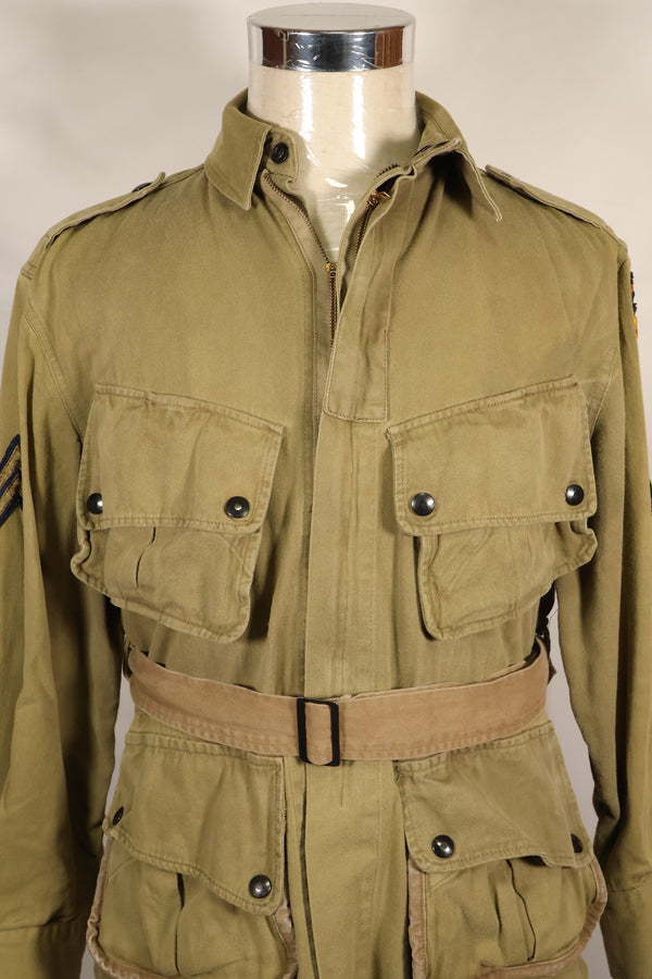 Movie Costume 42R Movie Private Ryan US Army M42 Jump Jacket Used B