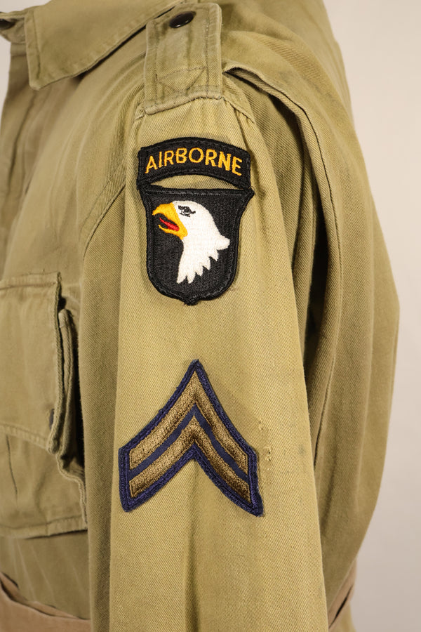 Movie Costume 42R Movie Private Ryan US Army M42 Jump Jacket Used B