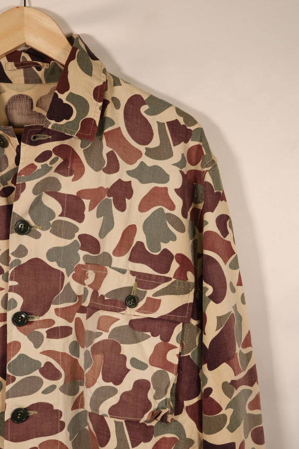 Mid-1960s, Oversized, CIDG, Beogam Camo, Locally Made, Frogskin Camo Shirt, Lightweight Fabric, Used