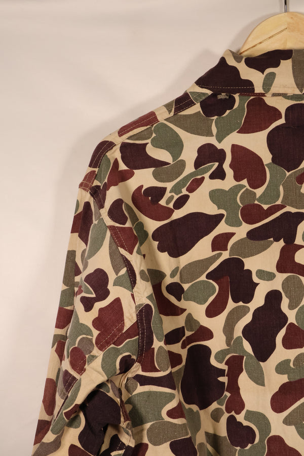 Mid-1960s, Oversized, CIDG, Beogam Camo, Locally Made, Frogskin Camo Shirt, Lightweight Fabric, Used