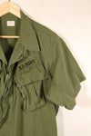 1968 Contract, M-R, 4th Model Jungle Fatigue Jacket, USN, Short-Sleeve Custom, Used