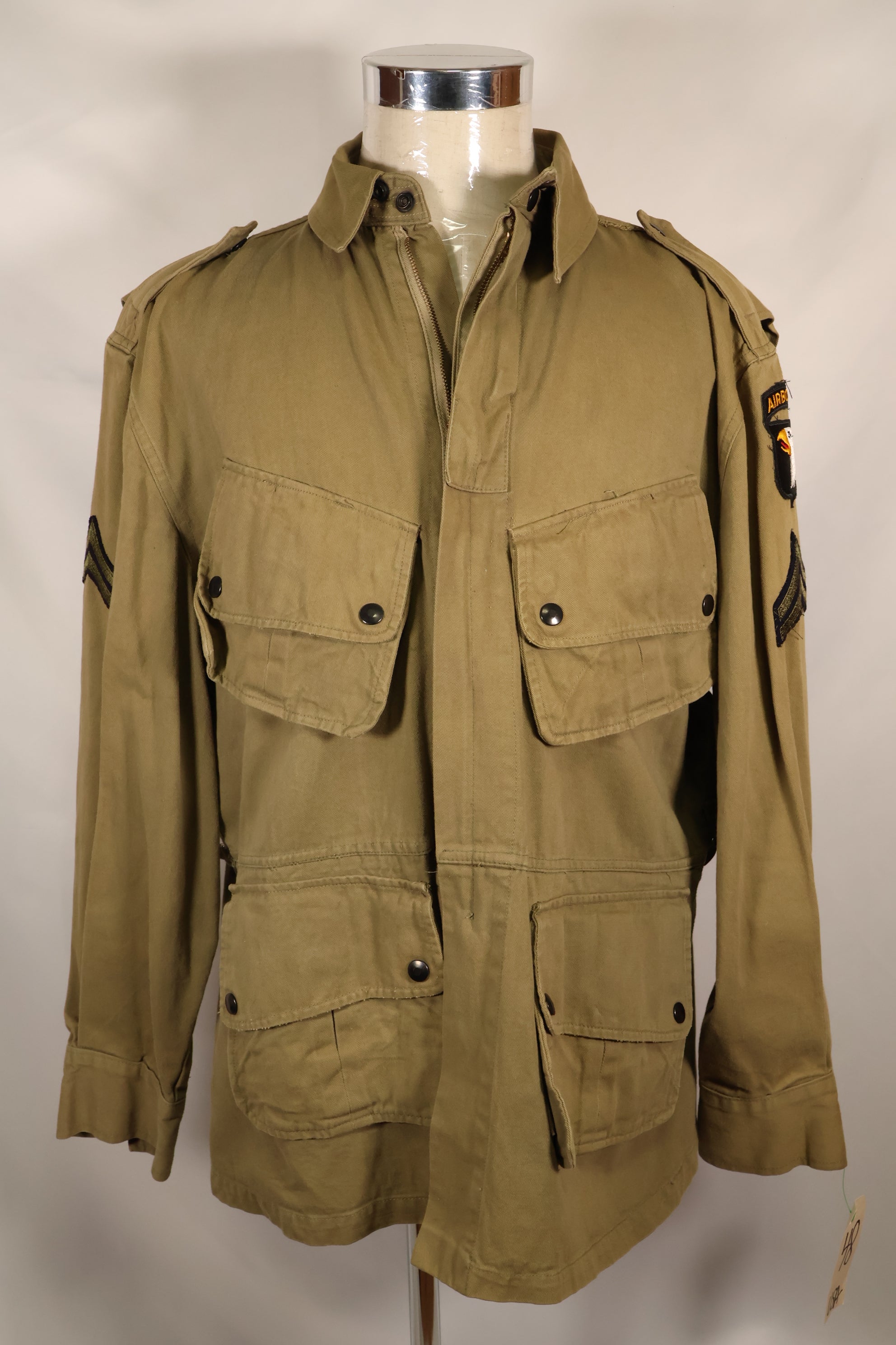 Movie Costume 48 Movie Private Ryan US Army M42 Jump Jacket Used C