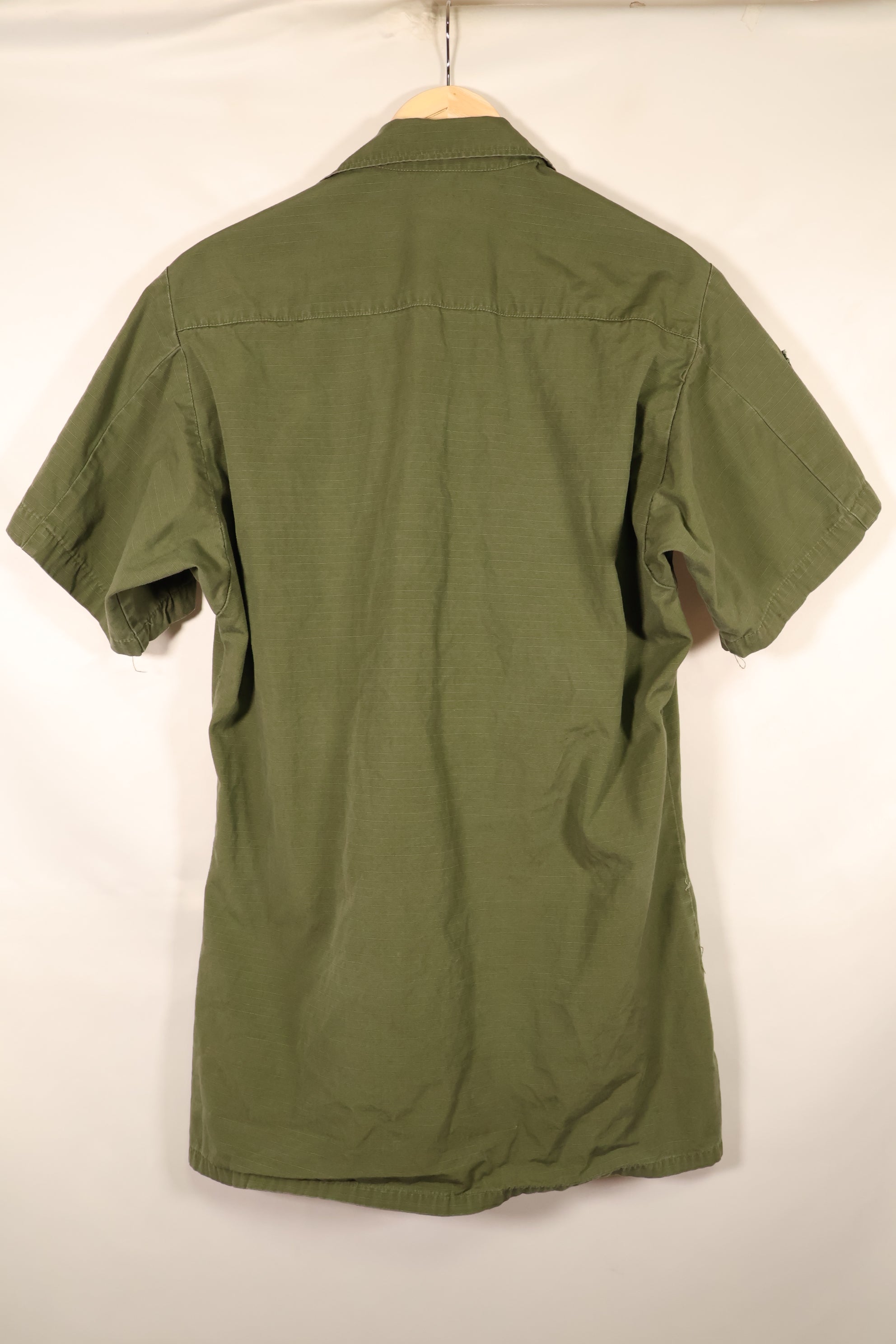 1969 Contract, S-L, Taylor Markings, 4th Model Jungle Fatigue Jacket, USAF, Short-Sleeve Custom, Used