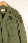 1968 Contract M-R 1980's Green Beret 4th Model Jungle Fatigue Jacket Used
