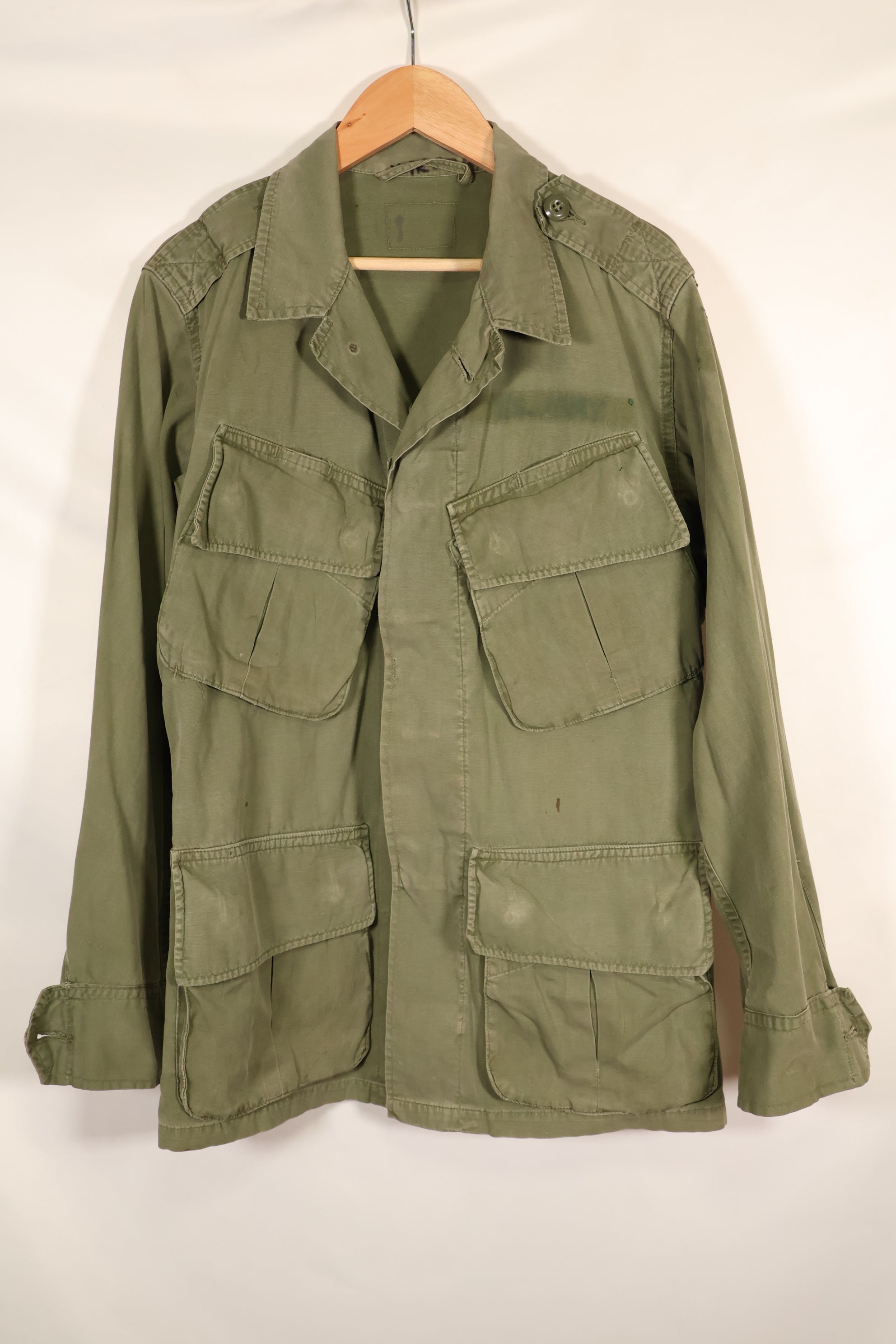 Early 1960's Estimated S-S Japanese 2nd Model Jungle Fatigue Jacket FEC Contract Individual Used