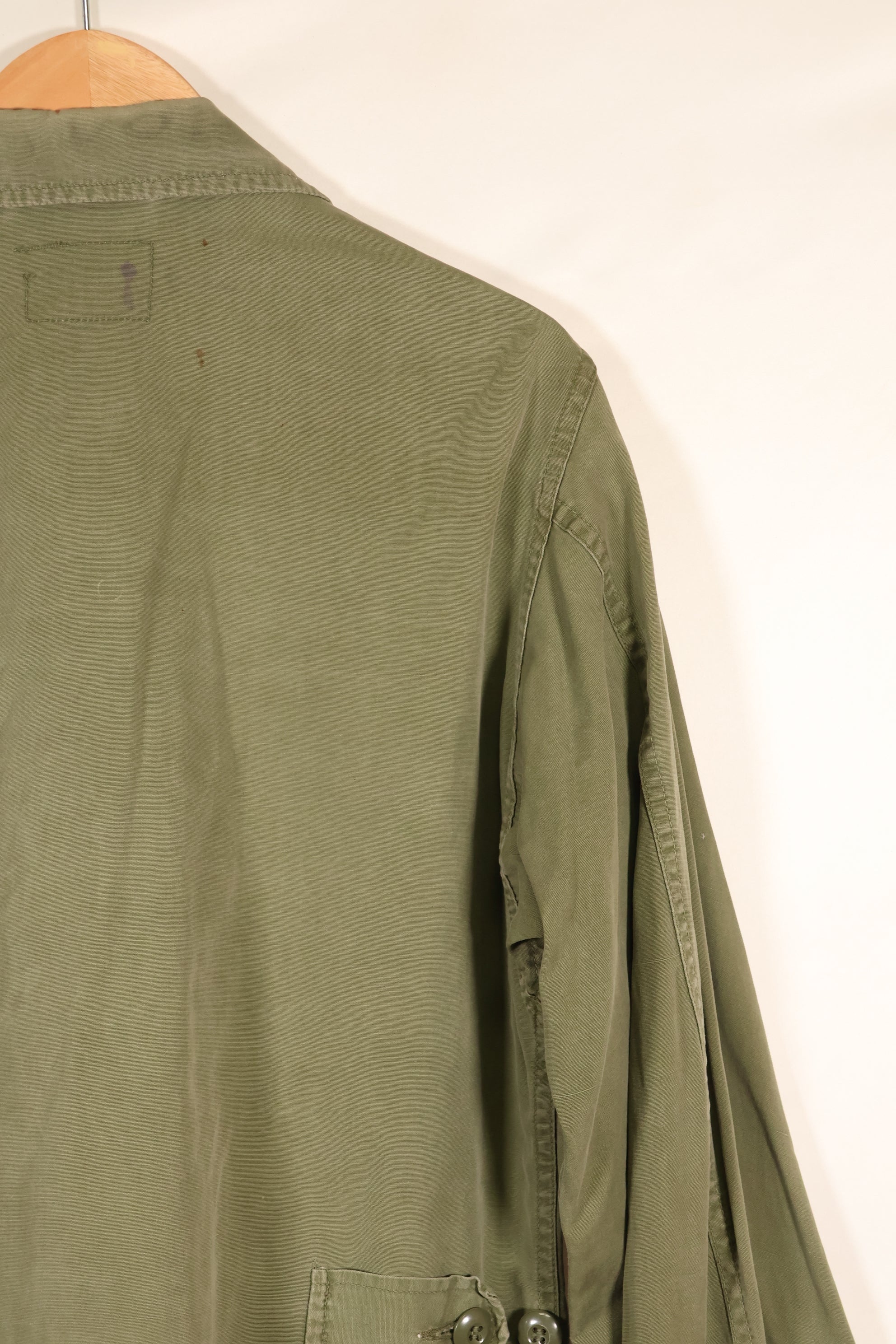 Early 1960's Estimated S-S Japanese 2nd Model Jungle Fatigue Jacket FEC Contract Individual Used