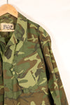 1966-67 Contract M-R ERDL Early Print Jungle Fatigue Jacket Used