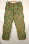 1960's Privately Sourced U.S. Marine Corps Frogskin Poncho Shirt and Pants Set Made in South Vietnam
