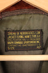 Early 1960s lot size 42 G-1 intermediates zone flight jacket, used.