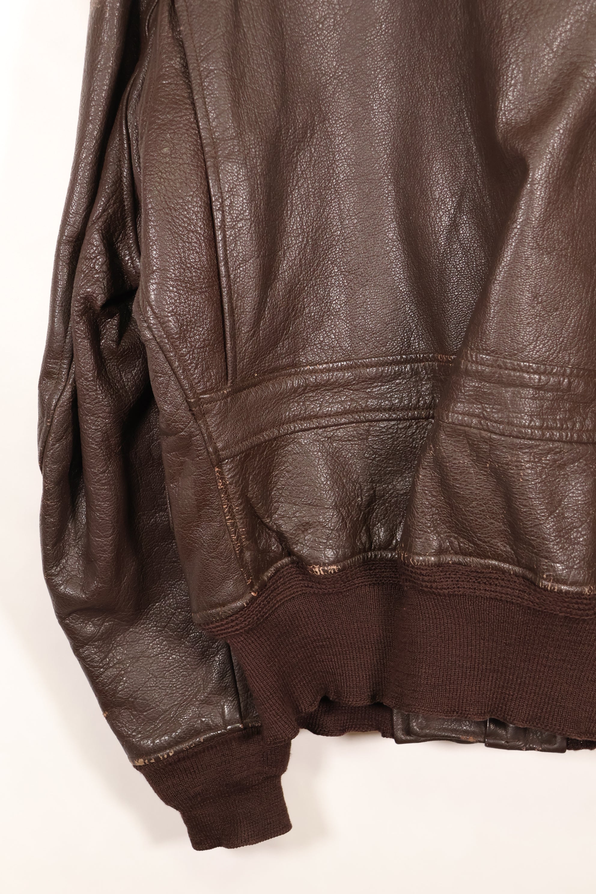 Early 1960s lot size 42 G-1 intermediates zone flight jacket, used.