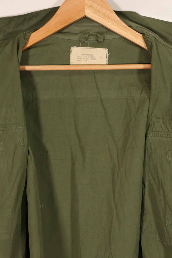 Real 3rd Model Jungle Fatigue Jacket M-S, manufactured circa 1966-67, used.