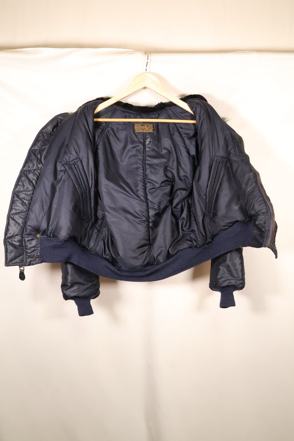 1950s MEDIUM U.S. Air Force (USAF) N2-A Flight Jacket, Heavy-Duty, Good Condition, Used