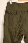 1974 Accounting TYPE 3 36 x 31 US Army OG-107 Utility Pants Baker Pants Used