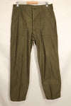 1974 Accounting TYPE 3 36 x 31 US Army OG-107 Utility Pants Baker Pants Used B